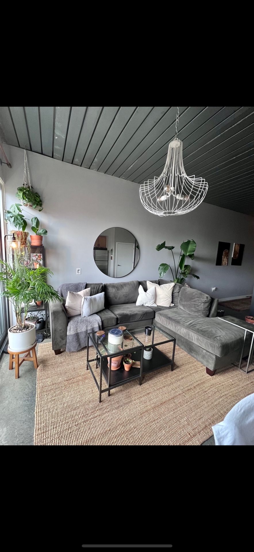 L-Shaped Sectional Sofa – $200 (Pickup Only)