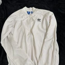 Men’s White Adidas Jacket 