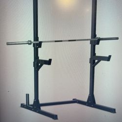 Squat Rack With Bar