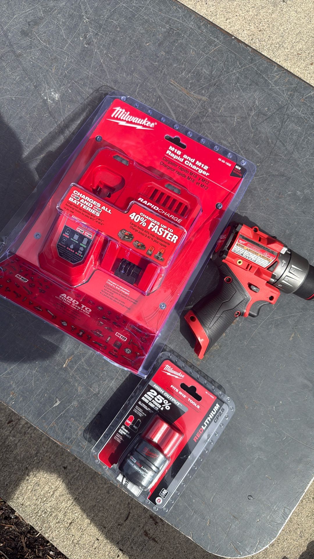M12 Fuel Hammer Drill(Never Been Used) w/ Battery & Charger