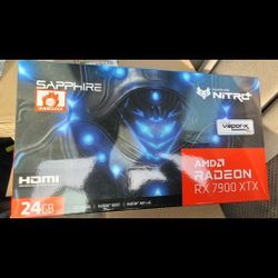 Sapphire RX 7900 XTX Nitro + "Top Rated" Vapor-X Over-clocked 24GB W Receipt & Warranty 