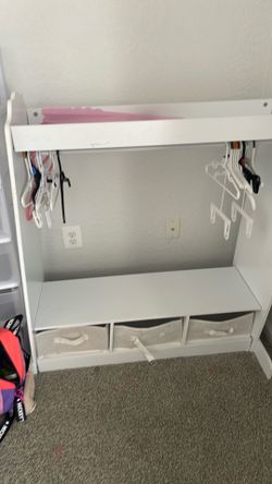 White Kids Dress up storage