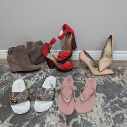 Lot of 5 Pairs Women Shoes Size 9
Sam Edelman Guess Steve Maden Roxy Dolce Vita 