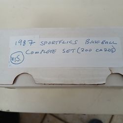 1987 Sportflics Baseball Complete Set (200 cards)