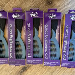 Wets Pro Detangler Comb Brush New