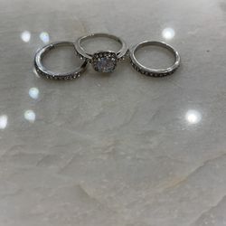 Two Band and wedding ring Imitation