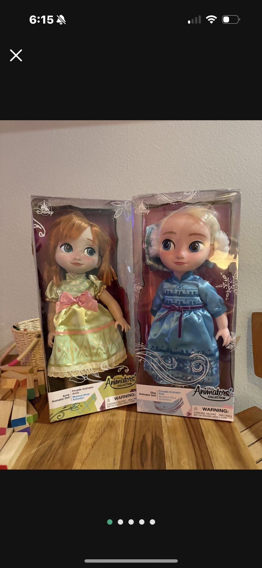 Frozen Elsa And Anna Animated Dolls
