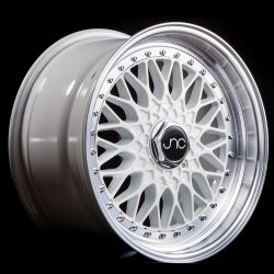 JNC004 White Machined Lip Wheels - 15"-18"