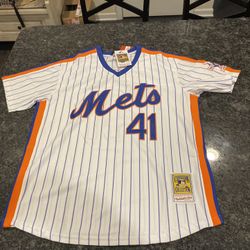 Tom Seaver #41 Adult Sizes Large Up To 3XL NY Mets 