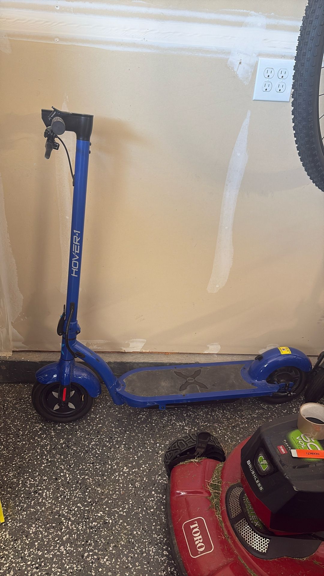Blue Electric Scooter