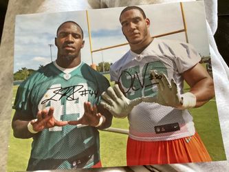 Lamar miller and Olivia Vernon