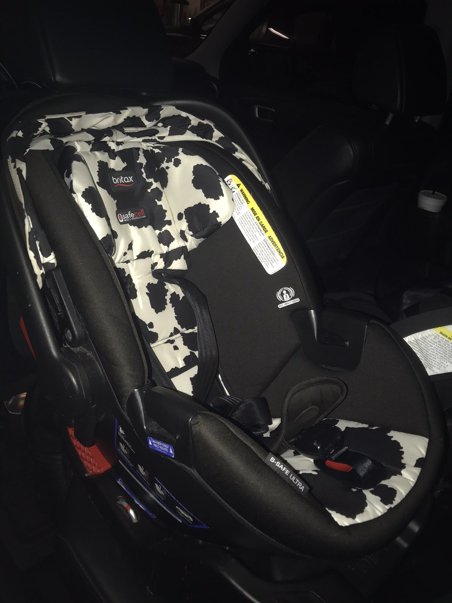 Britax Ultra Safe Cowmooflage Infant Car seat