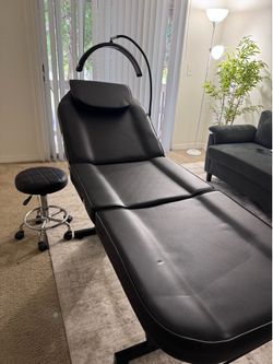 Silla d tatuaje, cama facial esteticista