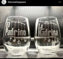 Custom Engraved Wine Glasses