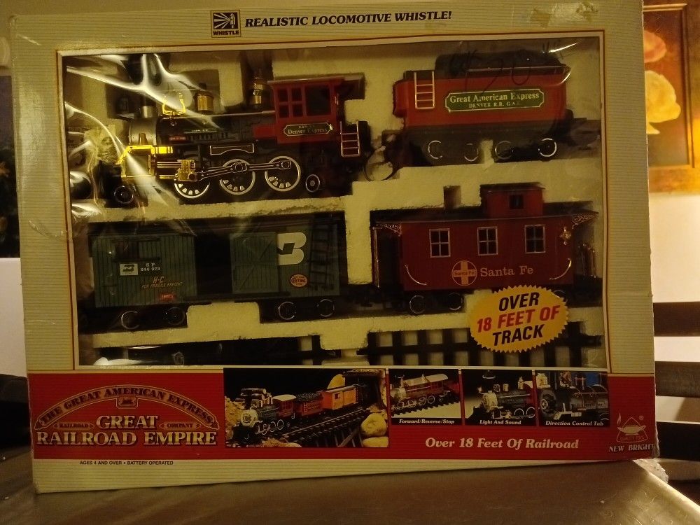 The American Express Great Railroad Empire train Toy set