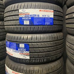 235/40/18 Atlander 4 New Tires Installed And Balanced 40,000 Miles Warranty