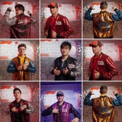 FORMULA 1 LAS VEGAS GRAND PRIX F1 2023 Exclusive SEQUINS UNISEX MENS WOMENS JACKET M ** The ONLY 1 ** 