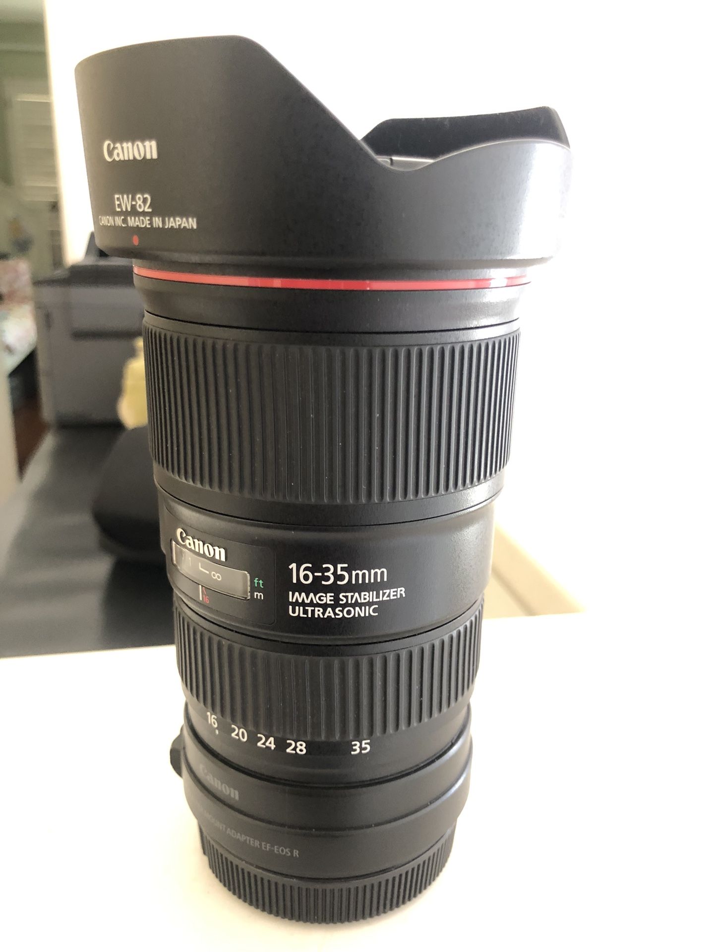 Canon EF 16-35mm f/4 L IS USM,Canon EF-EOS R Variable ND Adapter