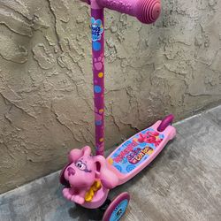 Blue's Clues Magenta 3D 3 Wheel Toddler Scooter- Tilt & Turn- (Ages 3+ - Max Weight 75 lbs) - See My Items