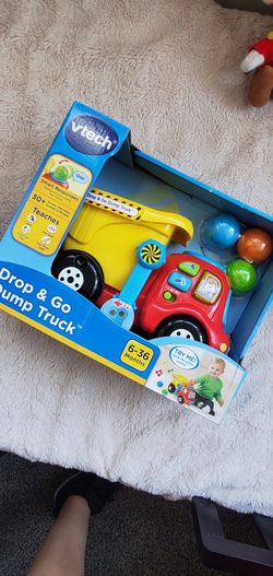 Vtec Drop & Go Dump Truck- Toddler Toy