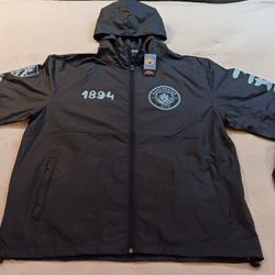 Manchester City OFFICIAL TEAM Windbreaker JACKET XL NEW!!! 