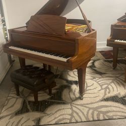 Schafer & Sons Polished Walnut Grand Piano