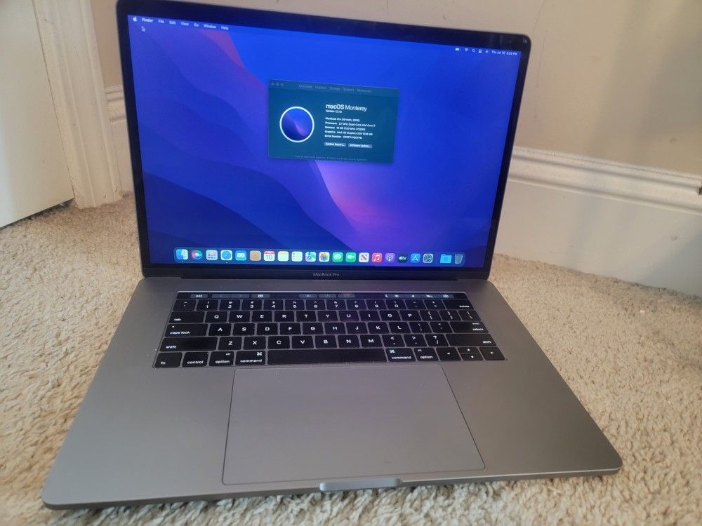 MacBook Pro 15" Touch/Late 2016
