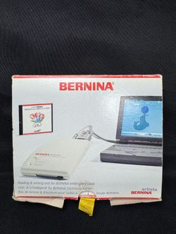 BERNINA artista Embroidery Card Reader Writer R/W-BOX w/ Design Card & Manual