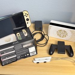 Custom Nintendo Switch OLED TOTK Special Edition