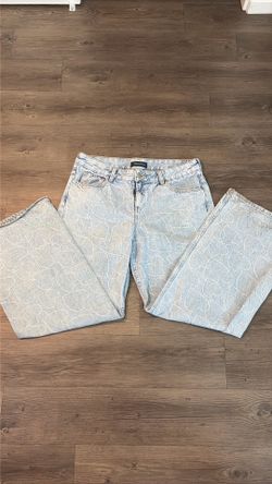 Aeropostale baggy white leg jeans, size 10