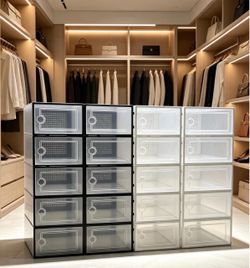 6pc Brand new shoes box/ organizer box