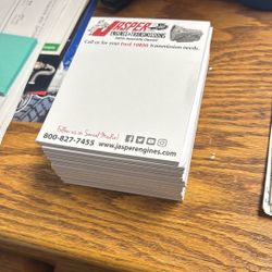 Free Stack Of 14 Note Pads