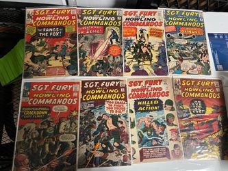 Sgt Fury & His Howling Commandos Comic Books Lot of 45