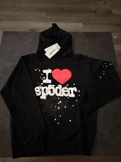 Sp5der I Love Sp5der Black Hoodie