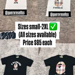 Bape Tees
