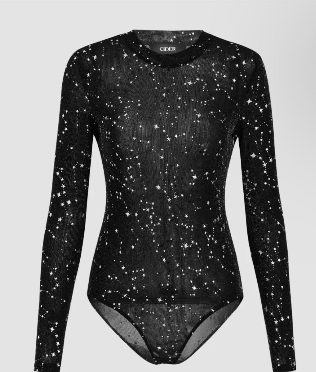 ROUND NECKLINE STAR BODYSUIT