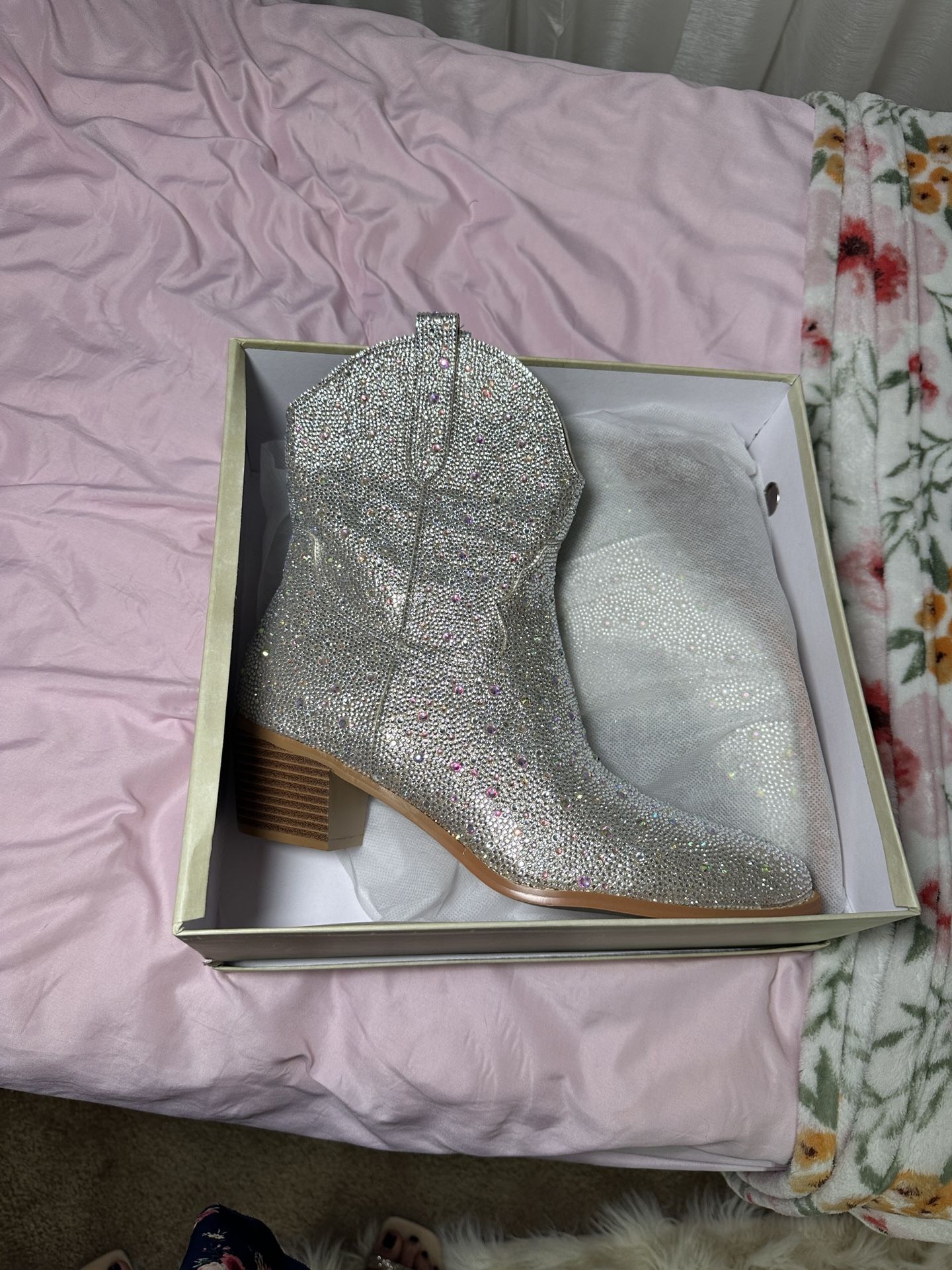 NEW Rhinestone Boots