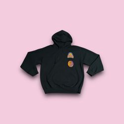 Vintage Phoenix Suns NBA embroidered pullover hoodie black men’s small 