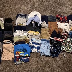 Boys Clothing Bundle – Size 2T – 49 Pieces! 👕👖