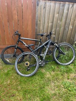 2 Specialized mountain bikes