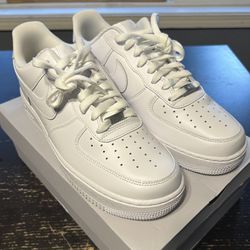 White Air Force 1s 