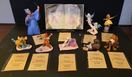 WDCC Walt Disney Cinderella Figurine Collection with COAs