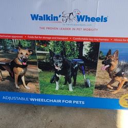 Adjustable Wheelchair For Pets (It Was Used For A 70lb Dog)