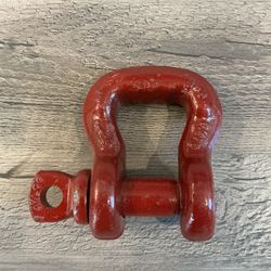 Crosby 1.5 Screw Pin Sling Shackle 6 1/2 Ton Red