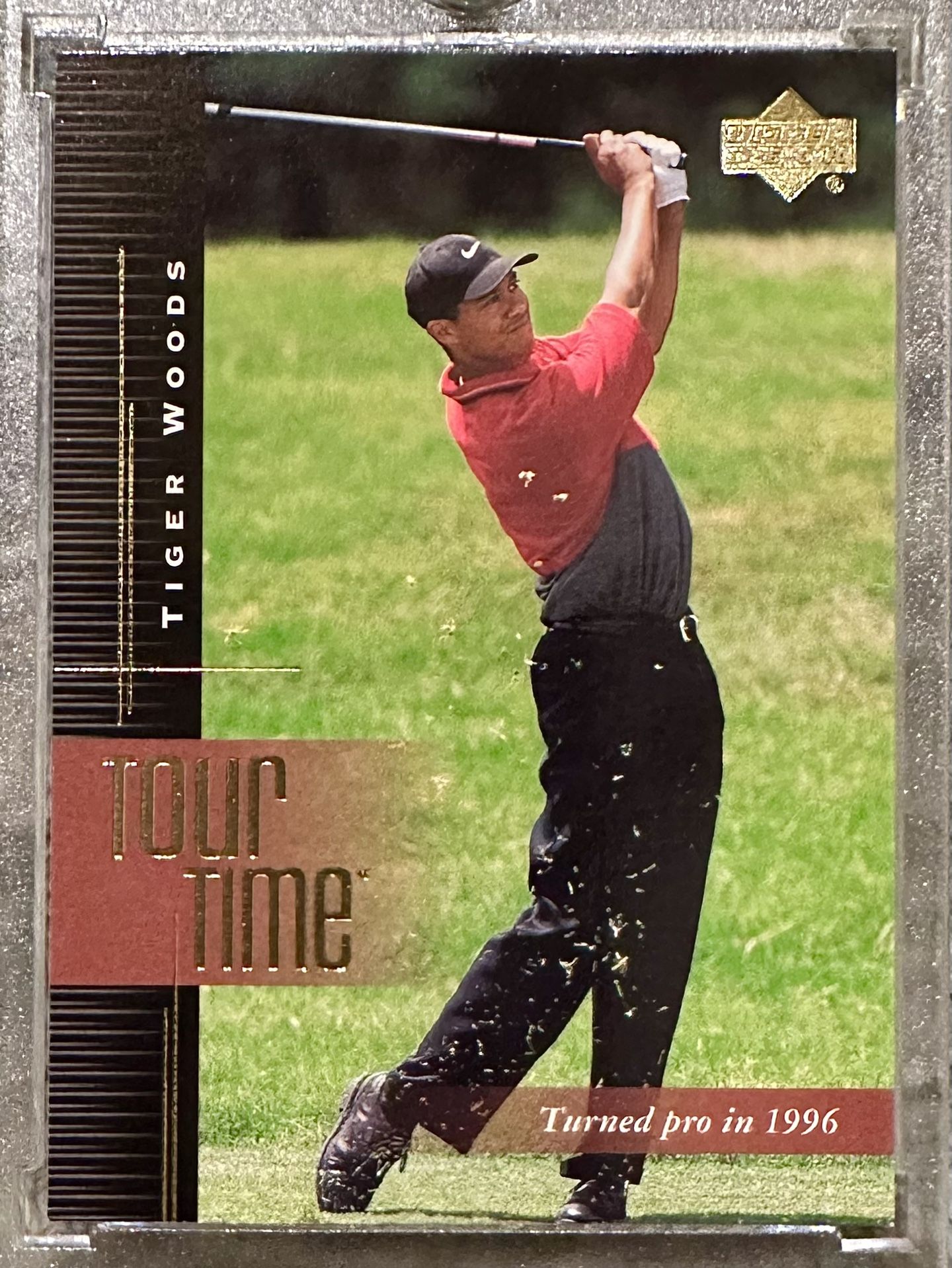 TIGER WOODS ROOKIE CARD 2001 Upper Deck Your Time #176 RC INSERT PGA GOLF