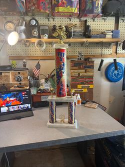 MX 4 Life 2ND PLACE TROPHY 2003 (24” tall)