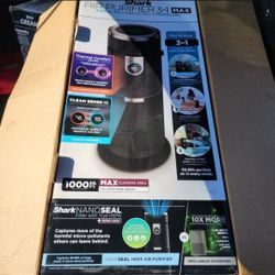 Shark 3-in-1 Max Air Purifier, Heater & Fan with NanoSeal HEPA, Cleansense IQ, Odor Lock, for 1000 Sq. Ft

