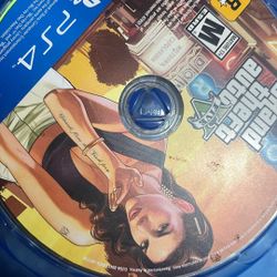 GTA 5 For PS4 (Works Perfect No Scratches On Disc)