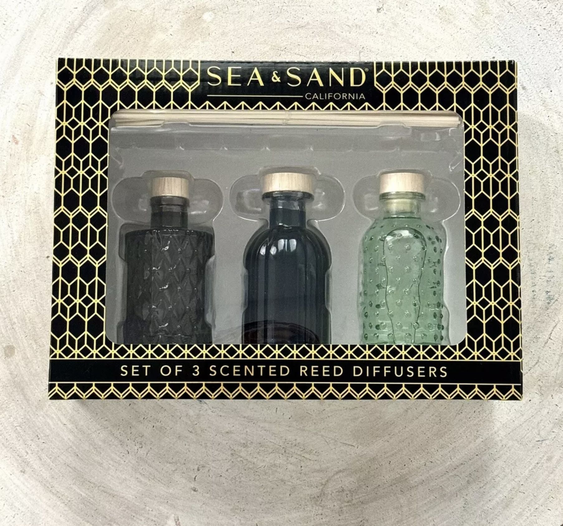 Sea + Sand California Set Of 3 Scented Reed Diffusers