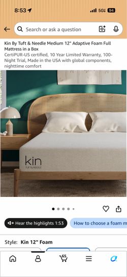 *OBO* BRAND NEW TUFT AND NEEDLE MATTRESS